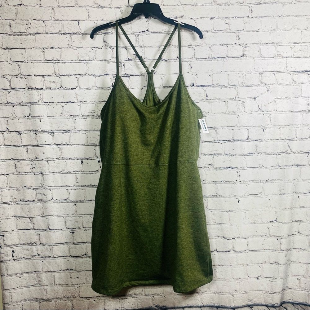 Old‎ Navy Olive Racerback Mini Dress